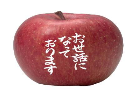 七福神他の絵文字りんごデザインの紹介と同梱される説明書について