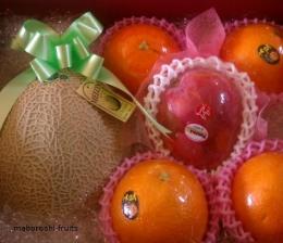【母の日ギフト】　メロン&オレンジ&マンゴーセットB