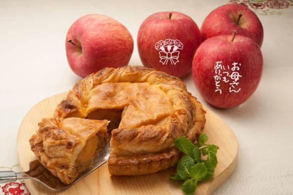 メッセージ入りふじりんごと窯出しアップルパイ