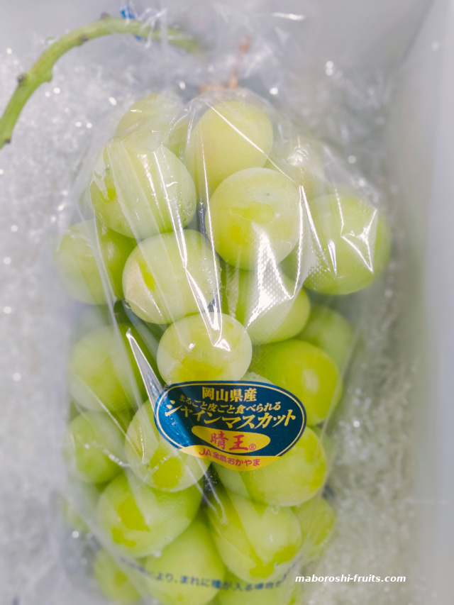 晴王　シャインマスカット　岡山県産１房