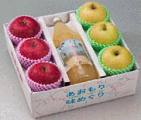 サンふじりんご&名月と林檎ジュース詰合せ