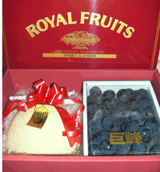 葡萄とメロンの詰め合わせ　｜熊本産　巨峰